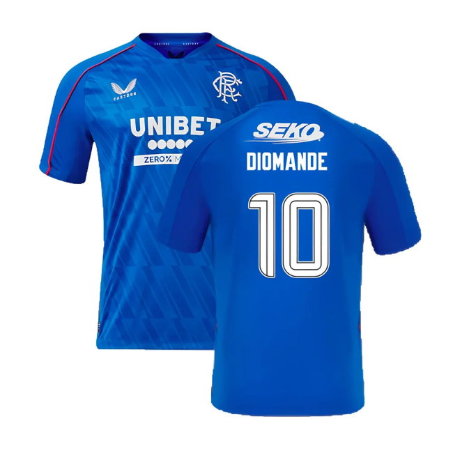 2024-2025 Rangers Home Shirt (Diomande 10)-SoccerKits Hub | Buy Soccer Jerseys Online